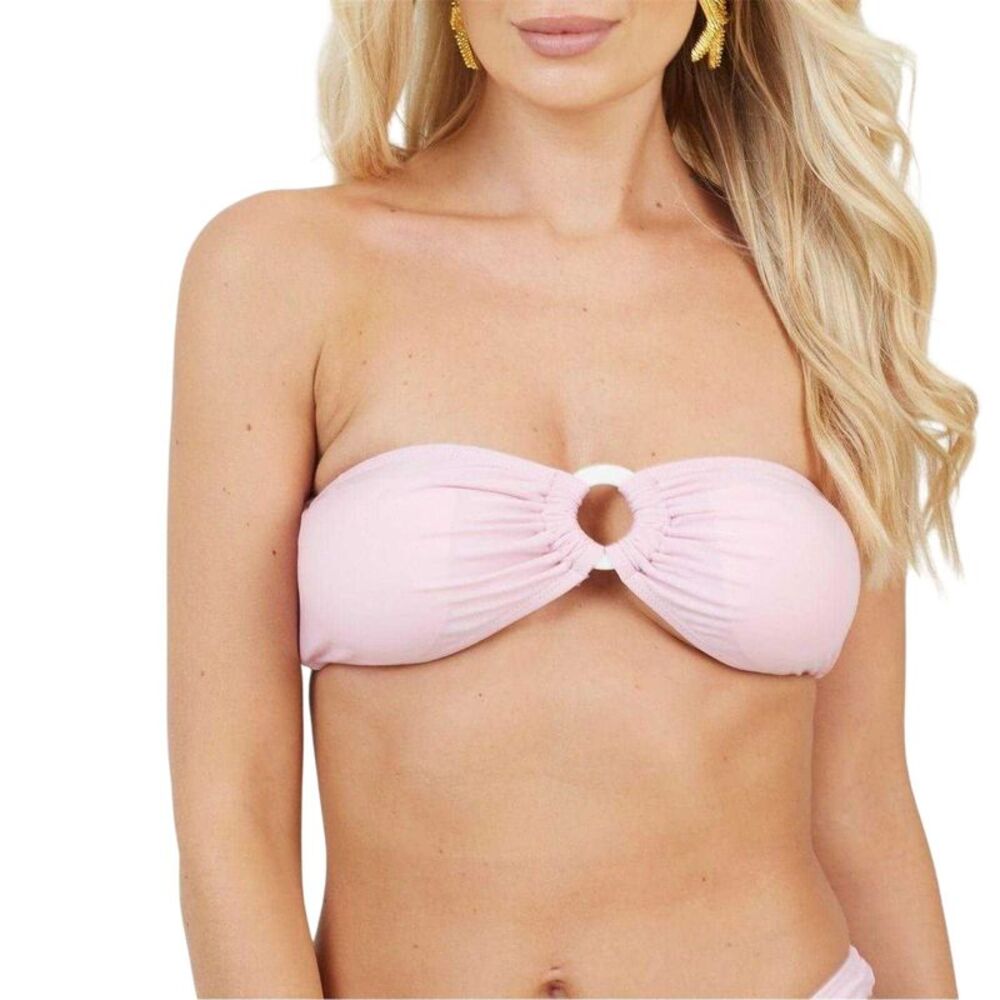 Brave Soul Womens/Ladies Ring Bikini Top / Pink